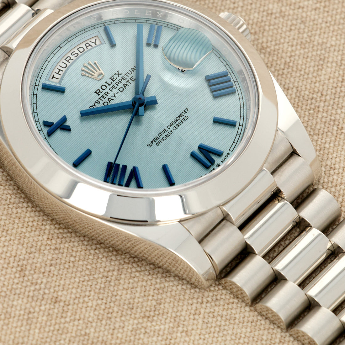 ROLEX PLATINUM DAY-DATE 41MM