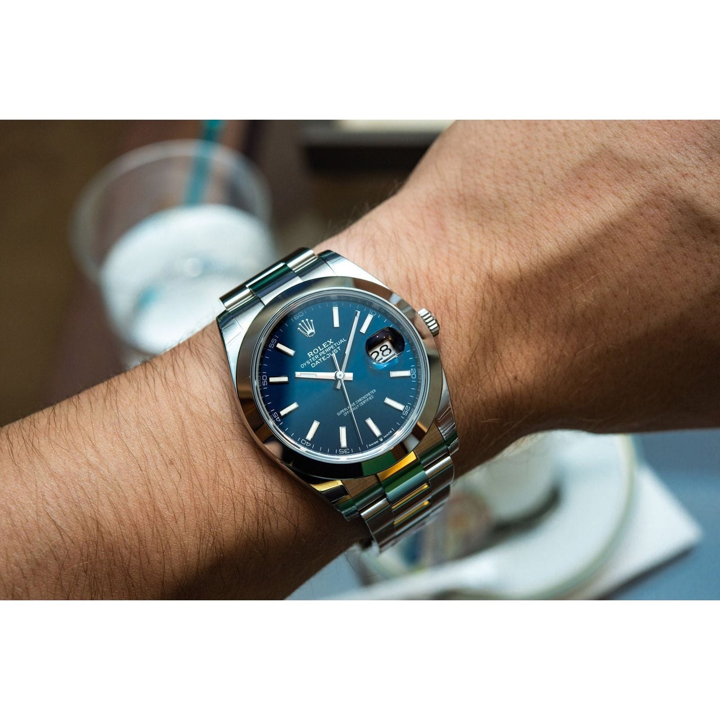 Datejust 126300 Fond Bleu Oyster 41 mm