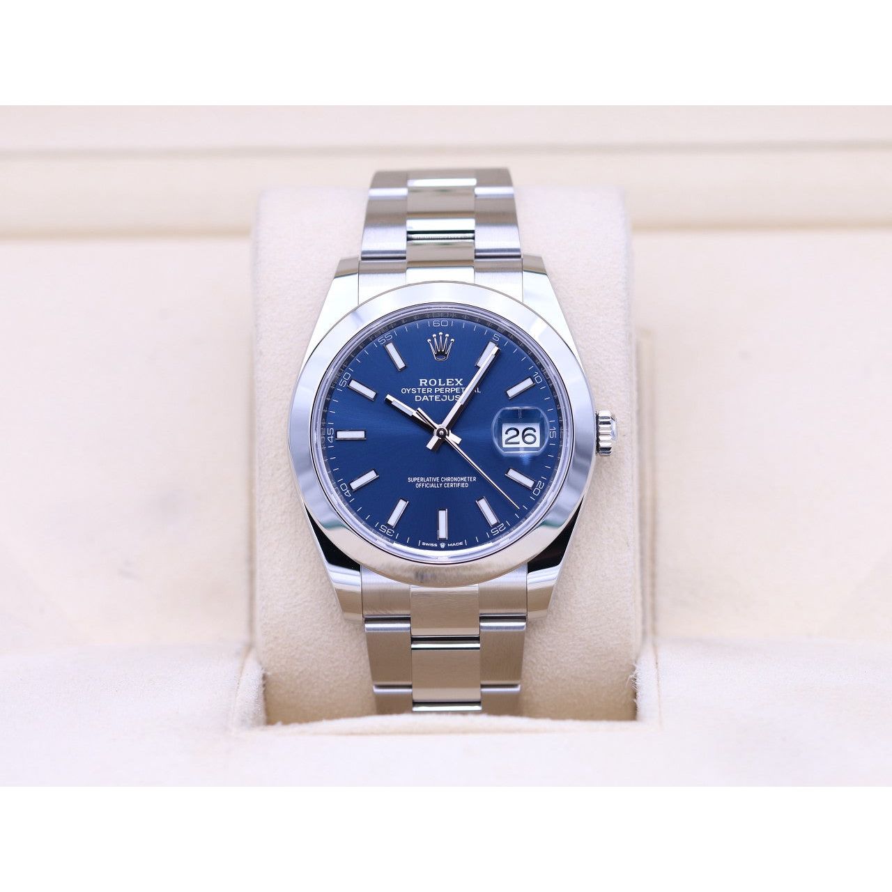 Datejust 126300 Fond Bleu Oyster 41 mm