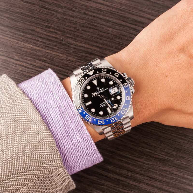 GMT-Master II "BATGIRL" 126710BLNR Jubilée Pour Homme