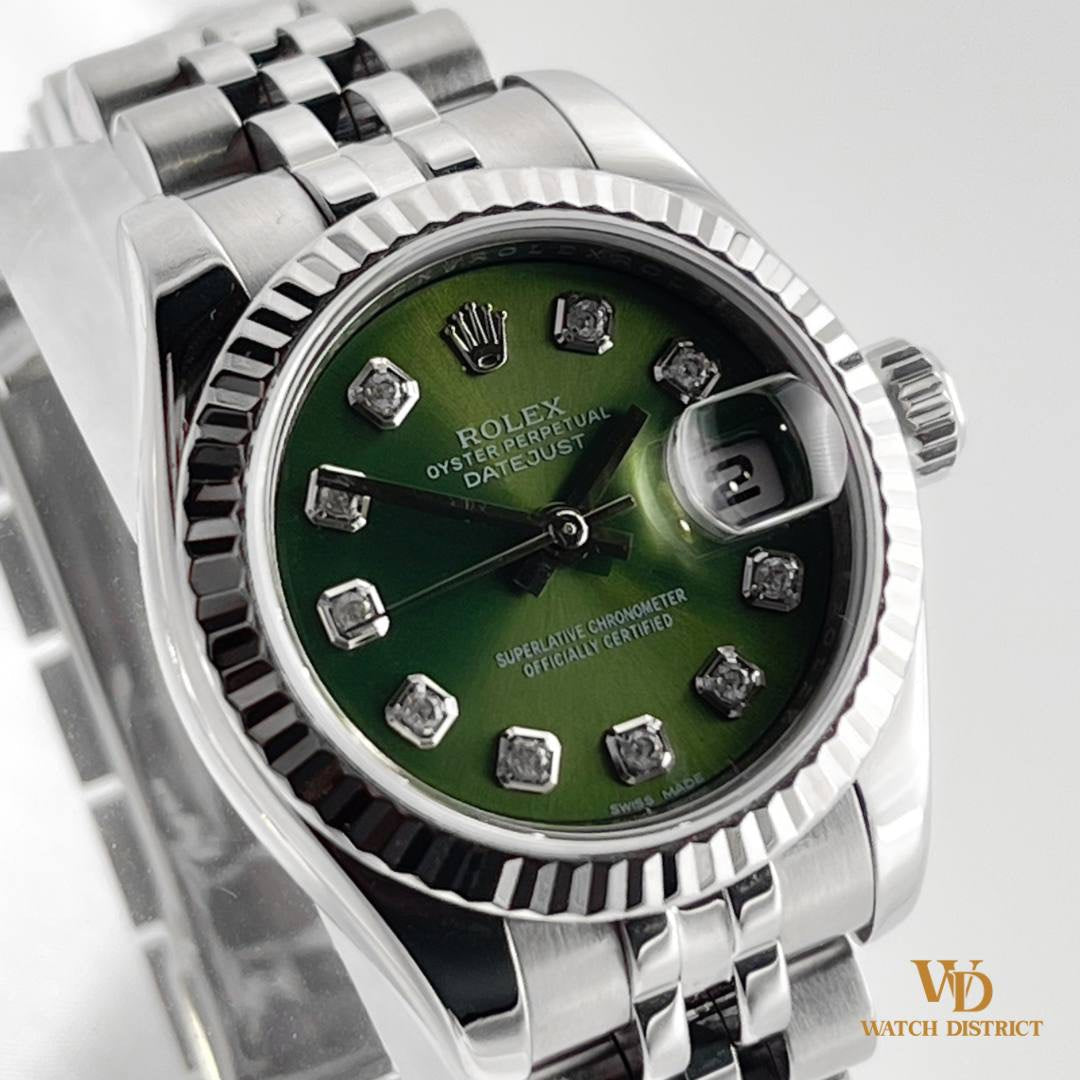 Datejust green dial femmes