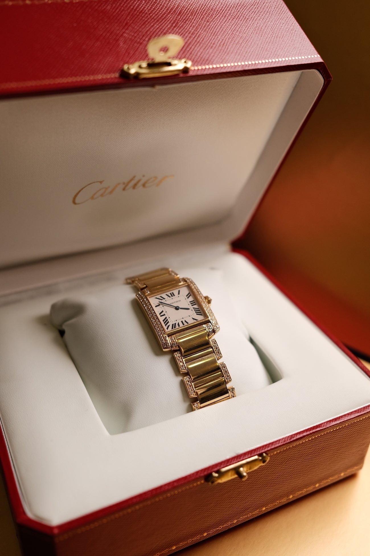 Cartier Tank Francaise Serti