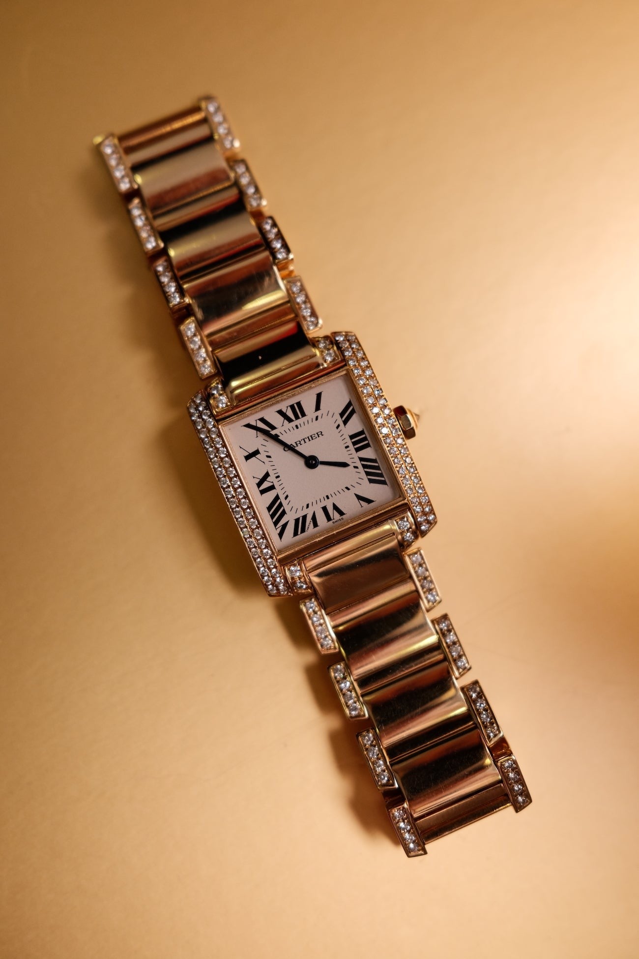 Cartier Tank Francaise Serti