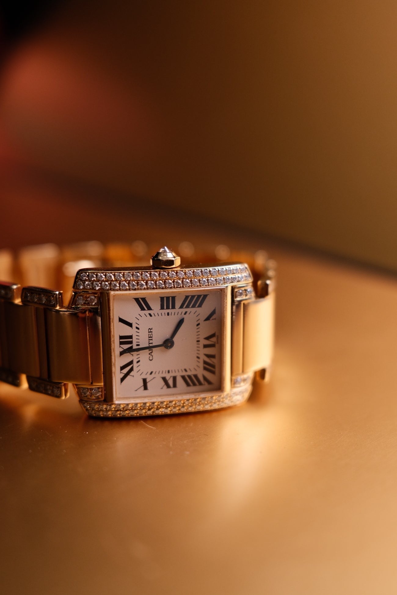 Cartier Tank Francaise Serti