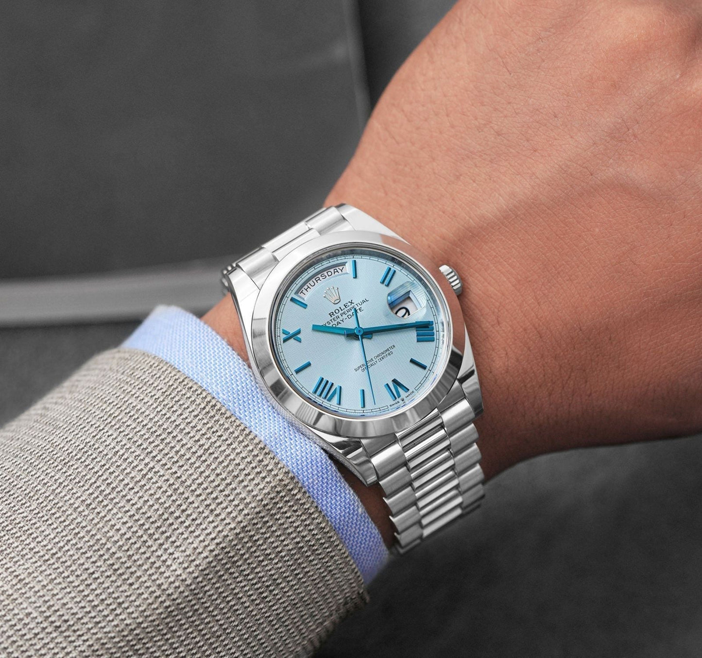 ROLEX PLATINUM DAY-DATE 41MM