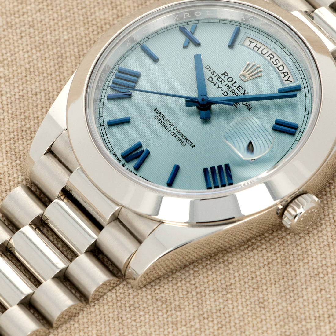 ROLEX PLATINUM DAY-DATE 41MM