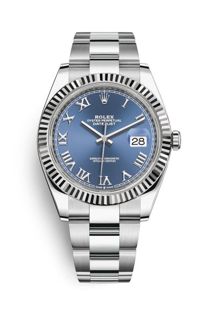Montre Datejust II 41mm 116334 Bleu chiffres Romains