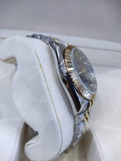 Datejust 36mm 2 Tones Fond Beige Pour Femme