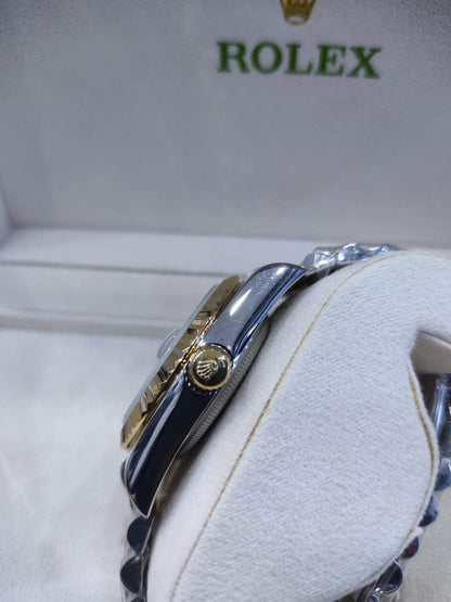 Datejust 36mm 2 Tones Fond Beige Pour Femme