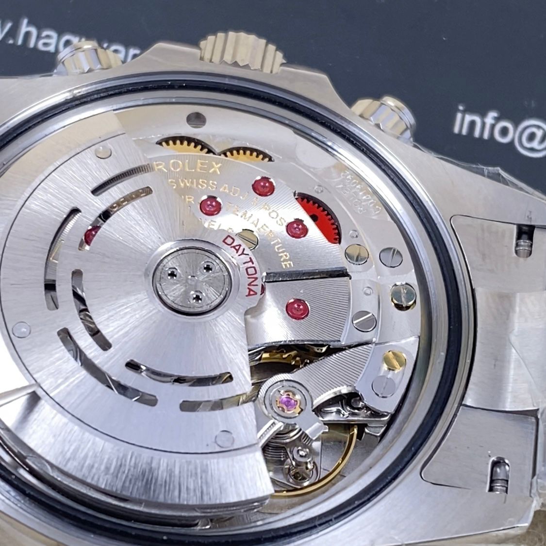 Daytona Argente Blanc Panda Suiss 4130 Pour Hommes